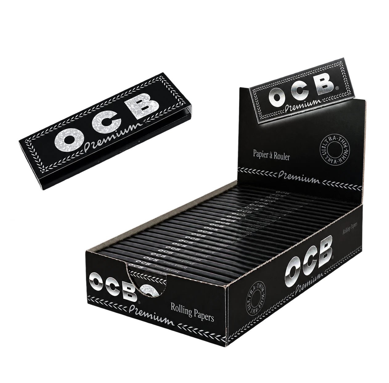OCB BLACK # 8 PAPEL